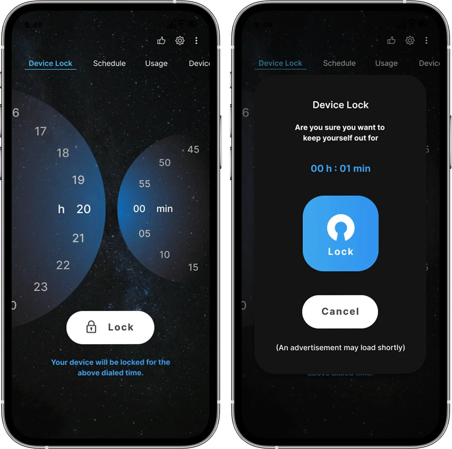 Keep Me Out Quick Lock Feature